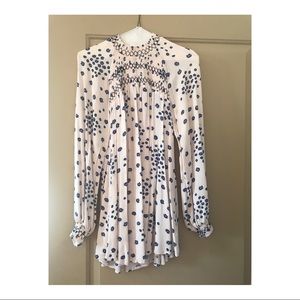 Free People Floral Tunic Size S